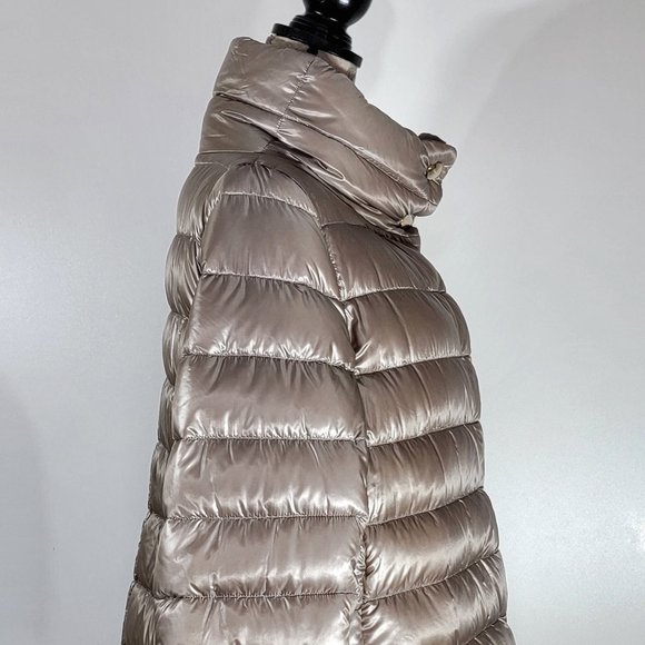 Herno Quilted Down Jacket Tortorachiaro Women's Size 50, NWOT - Picture 3 of 16